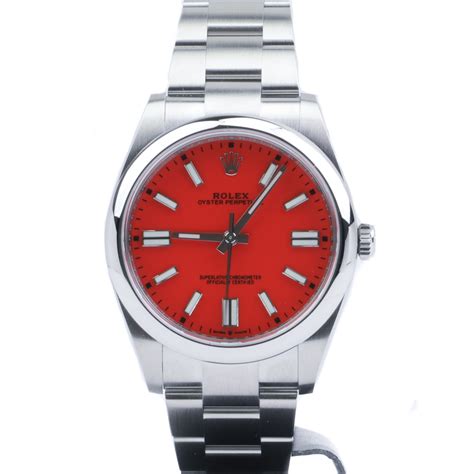 rolex oyster perpetual red|rolex oyster perpetual price uk.